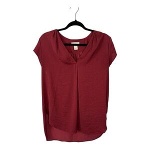 H&M Women's Deep Red Blouse